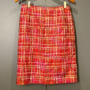 Jones New York Pink Tweed Skirt size 4